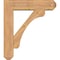 Ekena Millwork Legacy Craftsman Smooth Bracket w/ Offset Brace, Western Red Cedar, 7 1/2"W x 30"D x 34"H BKT0806X30X34LEC04SWR - alternate 4